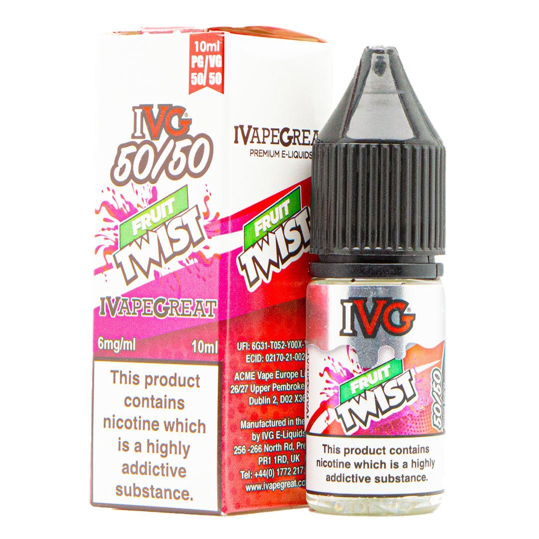 Fruit Twist 10ml E Liquid By IVG - Alternative to disposable vapes - Manabush Eliquid