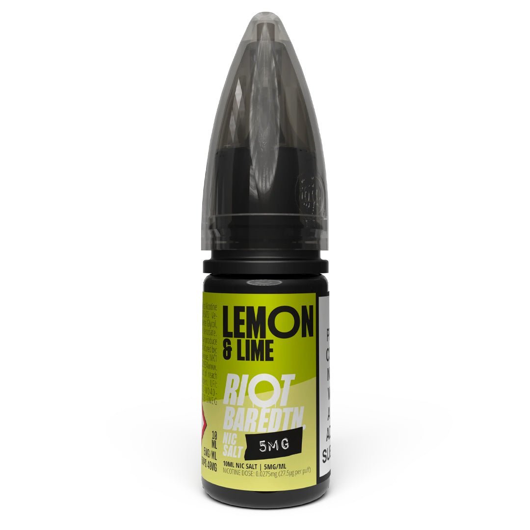 Lemon & Lime Nic Salt E-Liquid by Riot Squad | Zesty Citrus Blend - Manabush Eliquid - Tobacco E-liquid and Vape Juice
