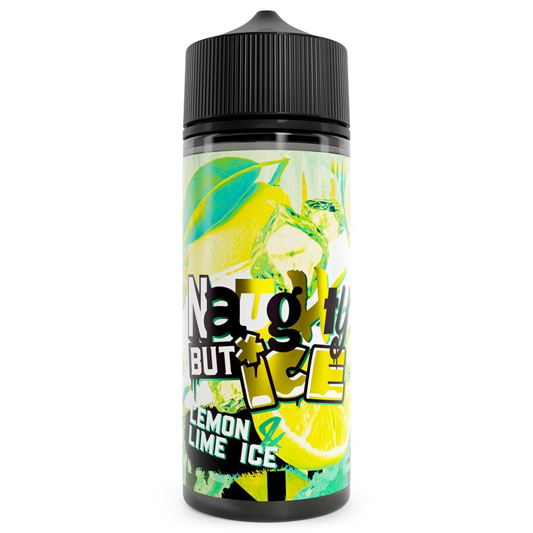 Lemon & Lime Ice 100ml Shortfill By Naughty But Ice - Manabush Eliquid