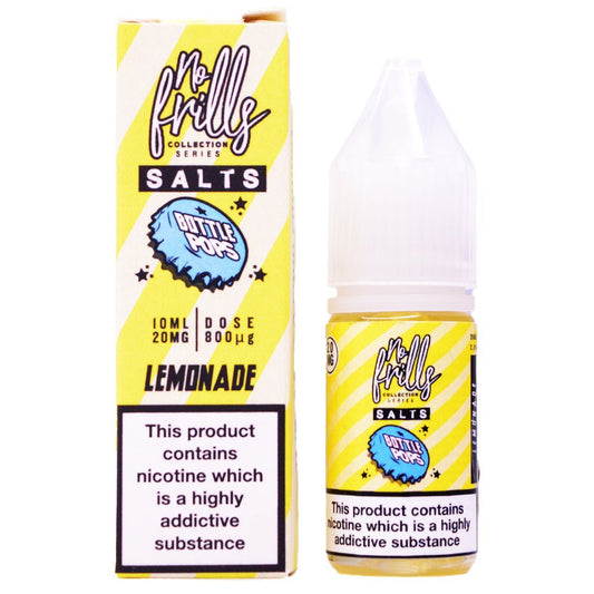 Lemonade 10ml Nic Salt By No Frills Bottle Pops - Manabush Eliquid