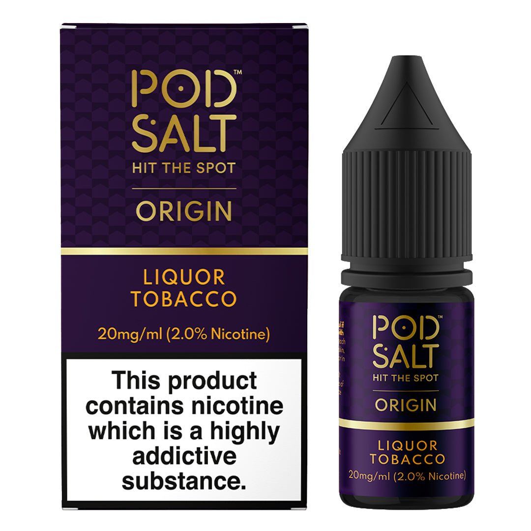 Liquor Tobacco 10ml Nic Salt By Pod Salt - Manabush Eliquid