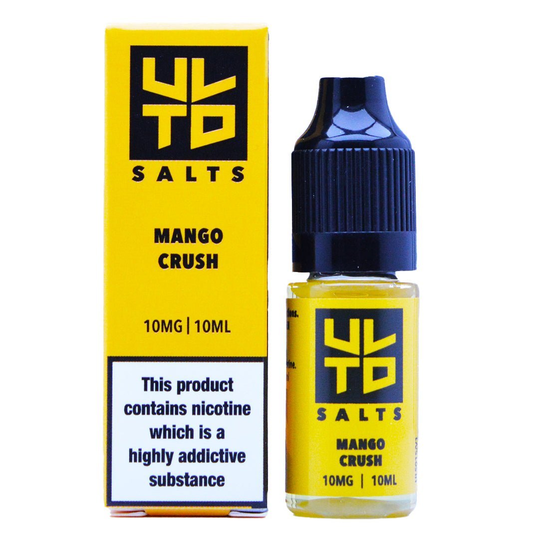 Mango Crush 10ml Nic Salt By ULTD Salts - Manabush Eliquid - Tobacco E-liquid and Vape Juice