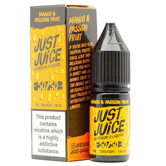 Mango & Passion Fruit By Just Juice 10ml Eliquid - Manabush Eliquid