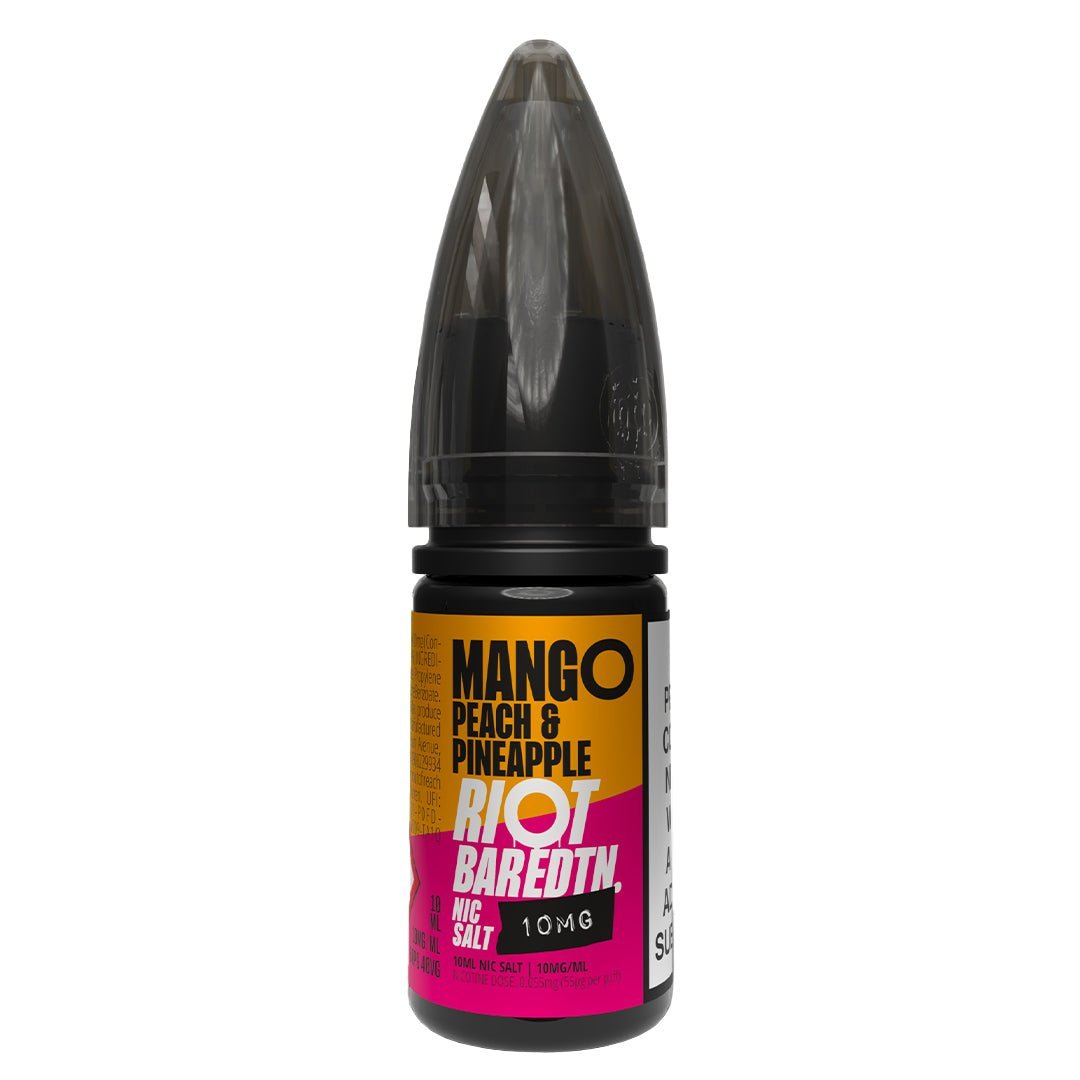 Mango Peach & Pineapple BAR EDTN 10ml Nic Salt By Riot Squad - Manabush Eliquid