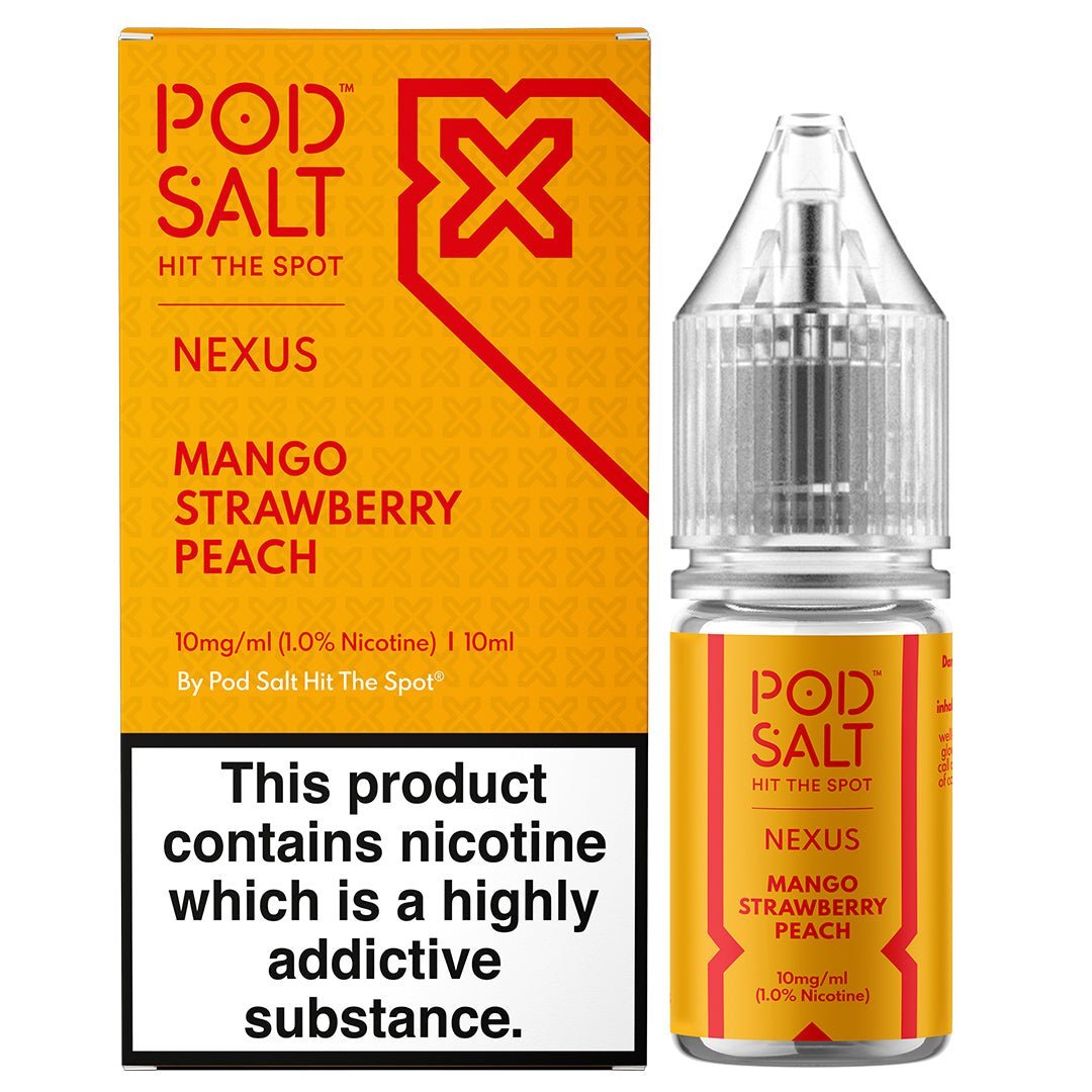 Mango Strawberry Peach 10ml Nic Salt By Pod Salt Nexus - Manabush Eliquid
