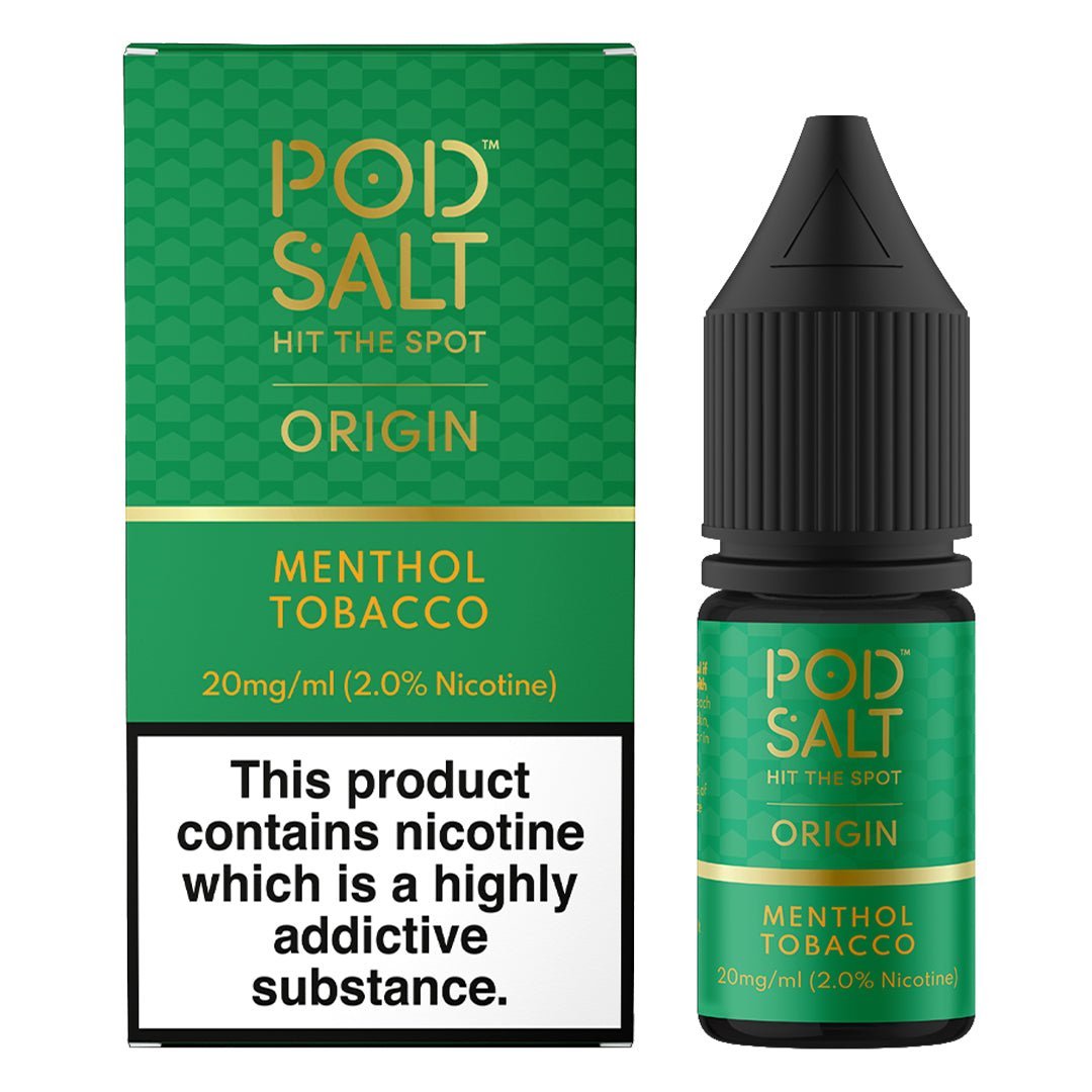 Menthol Tobacco 10ml Nic Salt By Pod Salt - Manabush Eliquid