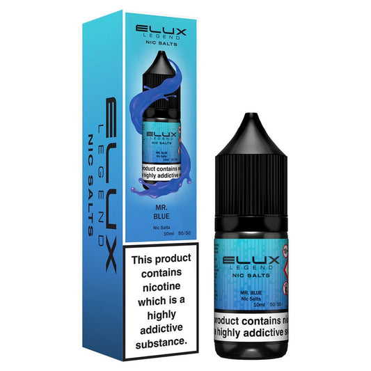 Mr Blue 10ml Nic Salt E-liquid By Elux Legend - Manabush Eliquid