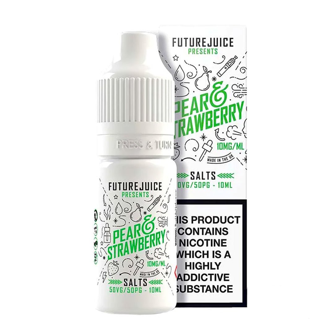 Pear & Strawberry 10ml Nic Salt E-liquid By Future Juice - Manabush Eliquid - Tobacco E-liquid and Vape Juice