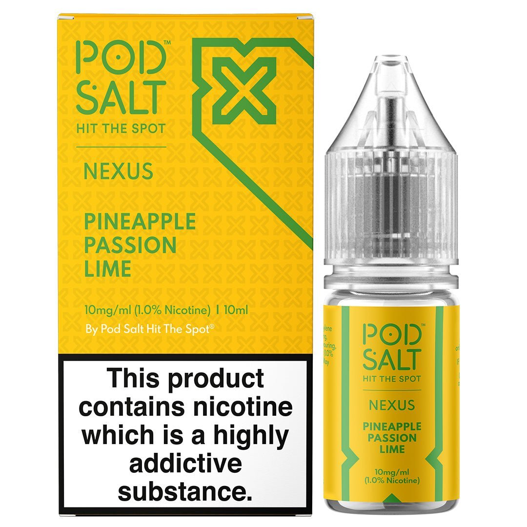 Pineapple Passion Lime 10ml Nic Salt By Pod Salt Nexus - Manabush Eliquid