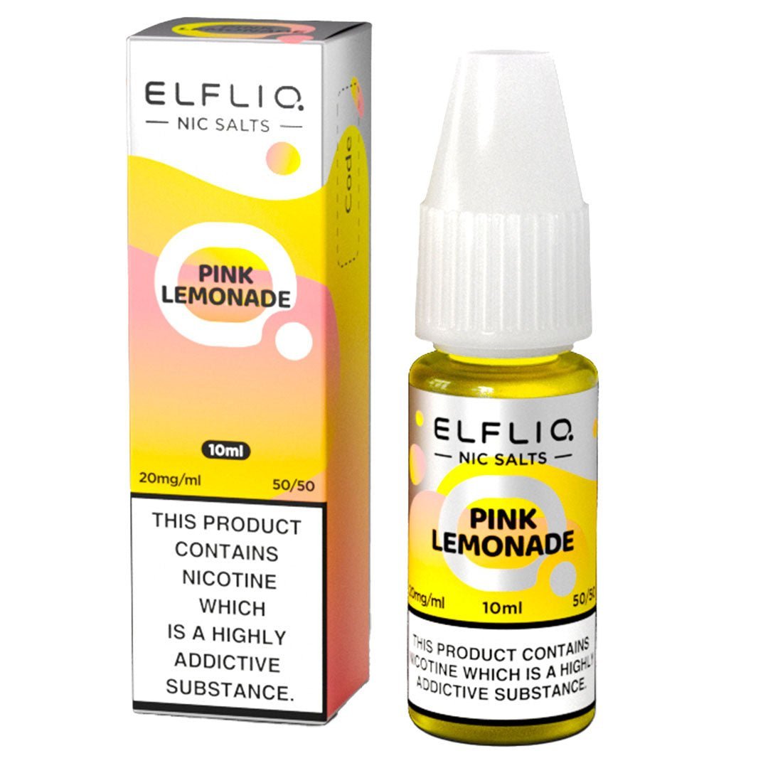 Pink Lemonade 10ml Nic Salt By Elf Bar Elfliq - Manabush Eliquid - Tobacco E-liquid and Vape Juice
