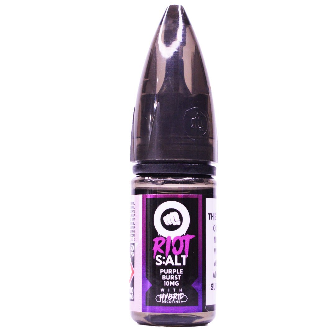 Purple Burst 10ml Hybrid Nic Salt By Riot Squad - Manabush Eliquid