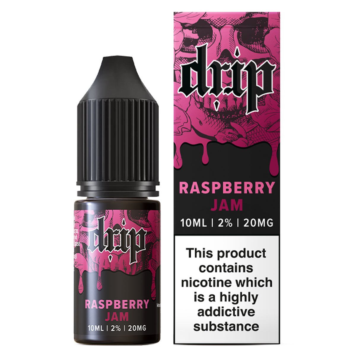 Raspberry Jam 10ml Nic Salt By Drip - Manabush Eliquid - Tobacco E-liquid and Vape Juice
