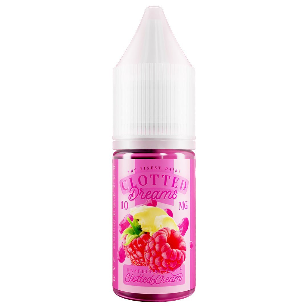 Raspberry Jam & Clotted Cream 10ml Nic Salt E-liquid By Clotted Dreams - Manabush Eliquid