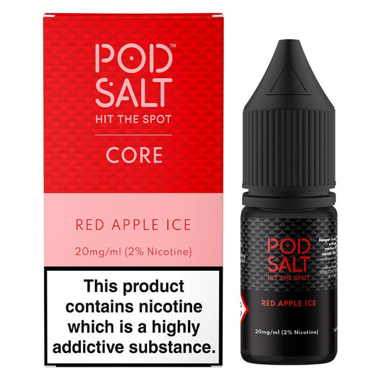 Red Apple Ice 10ml Nic Salt By Pod Salt - Manabush Eliquid