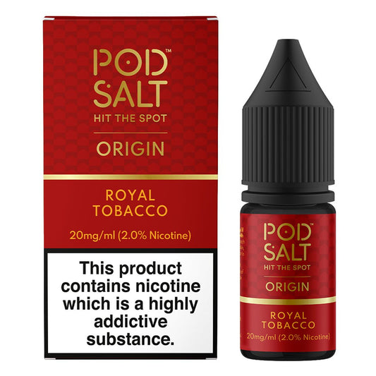 Royal Tobacco 10ml Nic Salt By Pod Salt - Manabush Eliquid