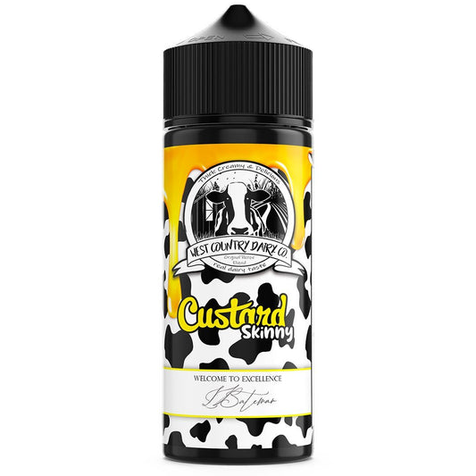 Skinny Custard 100ml Shortfill By West Country Dairy Co - Manabush Eliquid