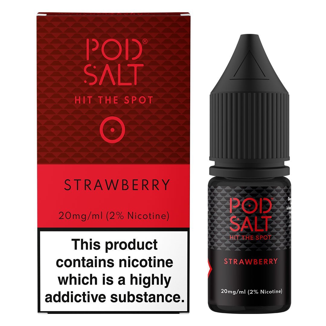 Strawberry 10ml Nic Salt By Pod Salt - Manabush Eliquid