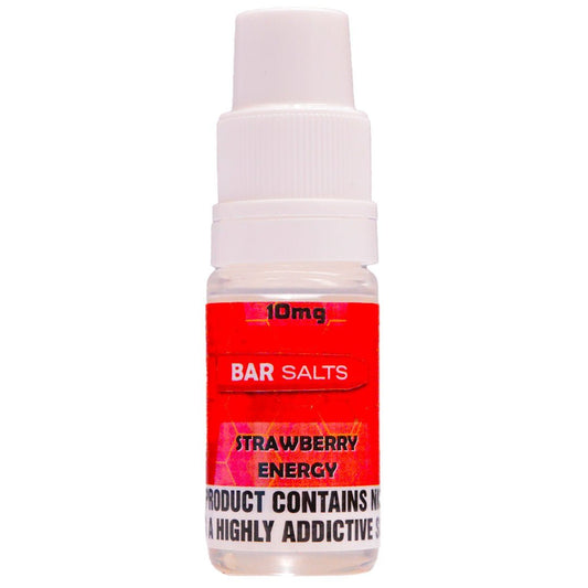Strawberry Energy 10ml Nic Salt E-liquid By Bar Salts - Manabush Eliquid