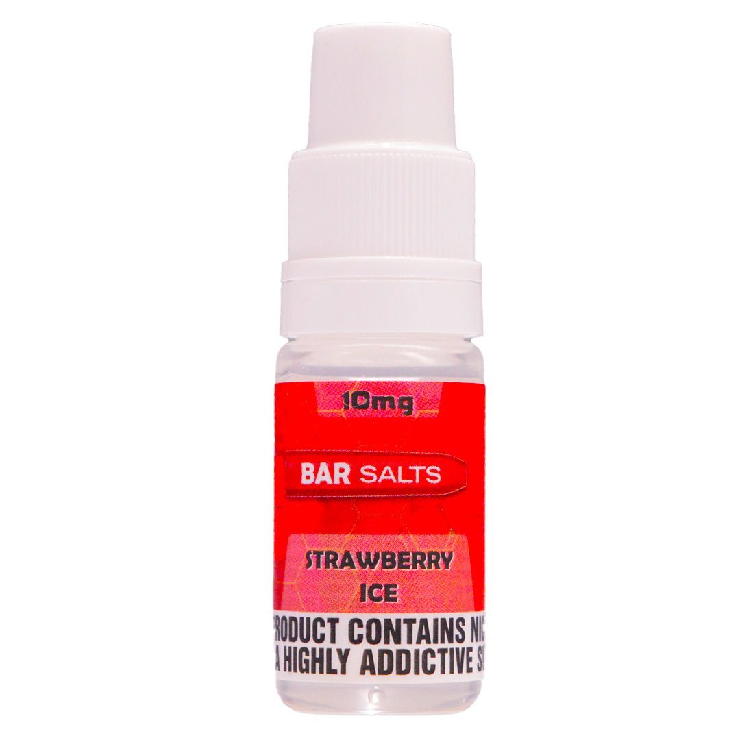 Strawberry Ice 10ml Nic Salt E-liquid By Bar Salts - Manabush Eliquid