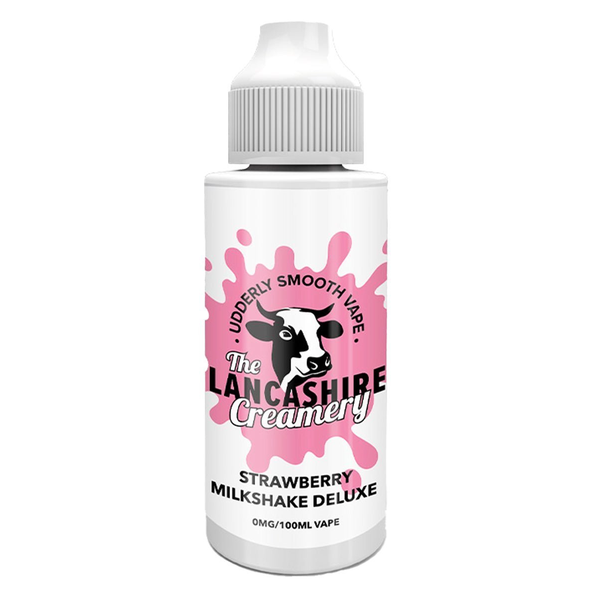 Strawberry Milkshake Deluxe 100ml Shortfill By The Lancashire Creamery - Manabush Eliquid - Tobacco E-liquid and Vape Juice