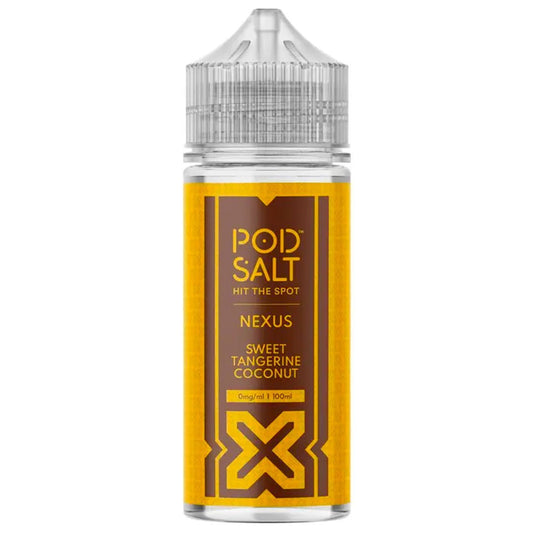 Sweet Tangerine Coconut 100ml Shortfill By Pod Salt Nexus - Manabush Eliquid
