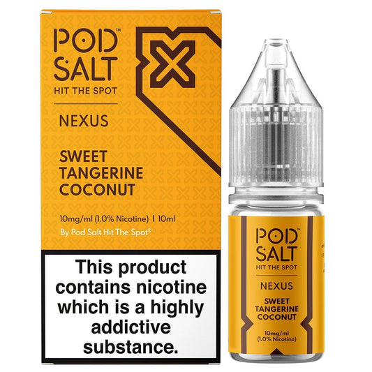 Sweet Tangerine Coconut 10ml Nic Salt By Pod Salt Nexus - Manabush Eliquid