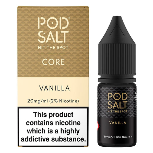 Vanilla 10ml Nic Salt By Pod Salt - Manabush Eliquid