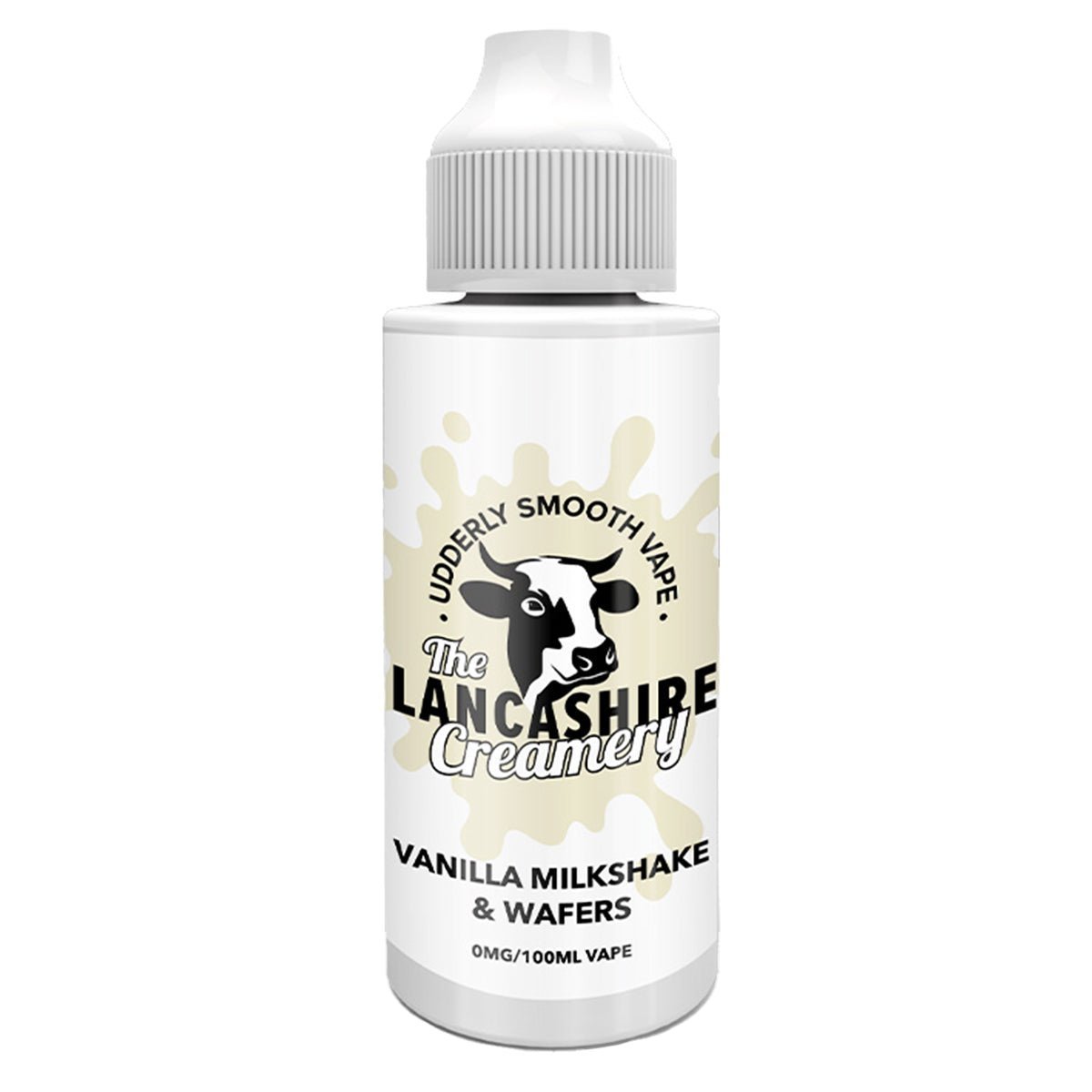 Vanilla Milkshake & Wafers 100ml Shortfill By The Lancashire Creamery - Manabush Eliquid - Tobacco E-liquid and Vape Juice