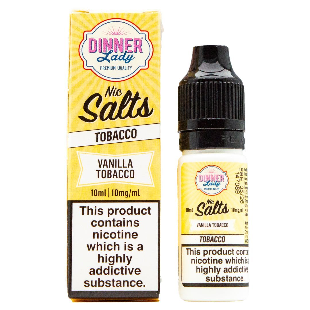 Vanilla Tobacco 10ml Nic Salt By Dinner Lady - Manabush Eliquid