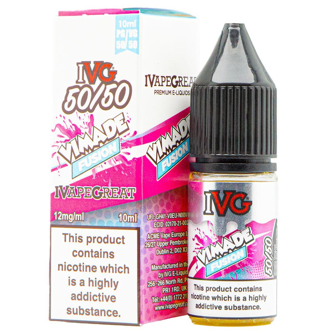 Vimade Fusion E-Liquid by IVG 50/50 | Raspberry, Orange, Passion Fruit - Manabush Eliquid - Tobacco E-liquid and Vape Juice